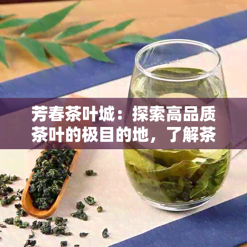 芳春茶叶城：探索高品质茶叶的极目的地，了解茶叶种类与购买指南