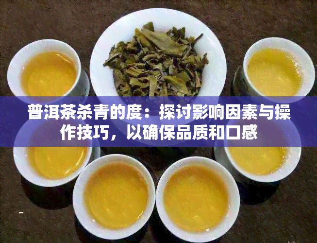 普洱茶杀青的度：探讨影响因素与操作技巧，以确保品质和口感