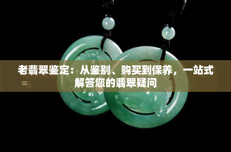 老翡翠鉴定：从鉴别、购买到保养，一站式解答您的翡翠疑问