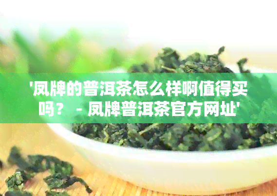 '凤牌的普洱茶怎么样啊值得买吗？ - 凤牌普洱茶官方网址'