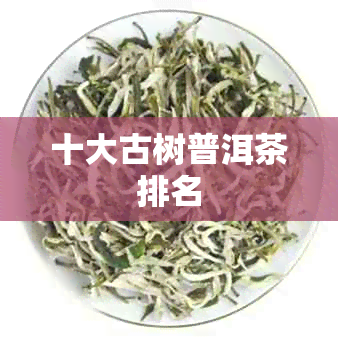 十大古树普洱茶排名