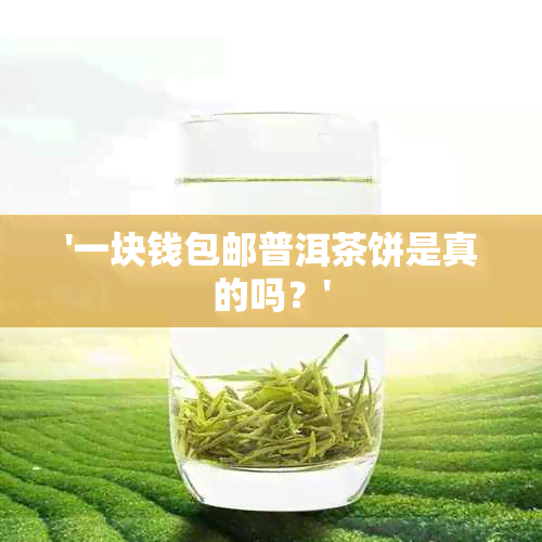 '一块钱包邮普洱茶饼是真的吗？'