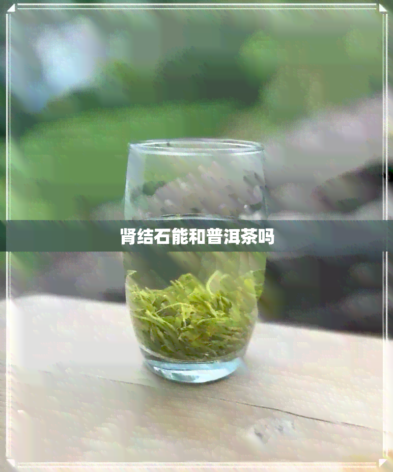 肾结石能和普洱茶吗