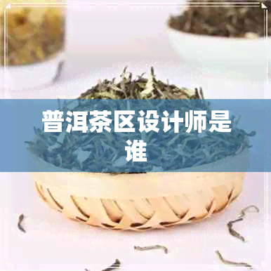 普洱茶区设计师是谁