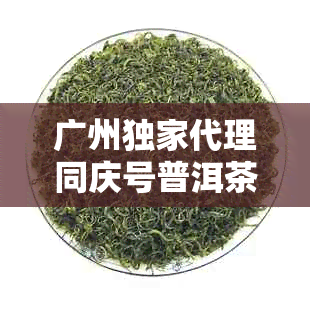 广州独家代理同庆号普洱茶，品味收藏与投资的极致价值