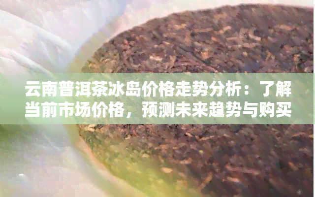 云南普洱茶冰岛价格走势分析：了解当前市场价格，预测未来趋势与购买建议