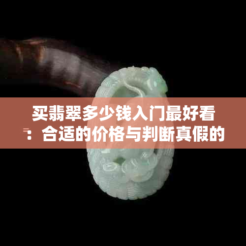 买翡翠多少钱入门更好看：合适的价格与判断真假的方法