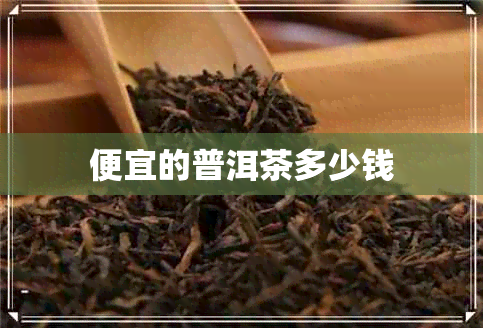 便宜的普洱茶多少钱