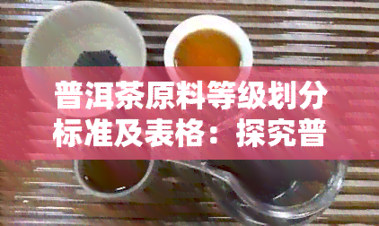 普洱茶原料等级划分标准及表格：探究普洱茶叶原料的品质等级