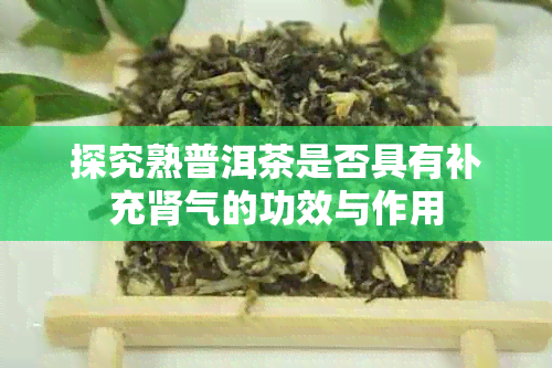 探究熟普洱茶是否具有补充肾气的功效与作用