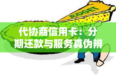 代协商信用卡：分期还款与服务真伪辨析