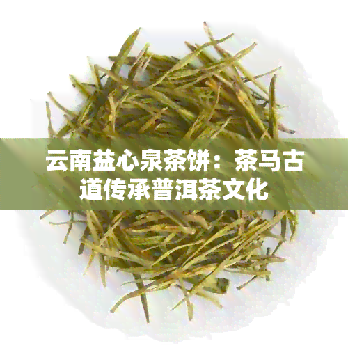 云南益心泉茶饼：茶马古道传承普洱茶文化