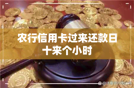 农行信用卡过来还款日十来个小时