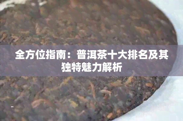 全方位指南：普洱茶十大排名及其独特魅力解析