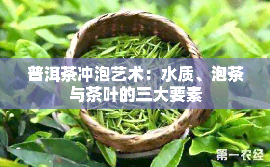 普洱茶冲泡艺术：水质、泡茶与茶叶的三大要素