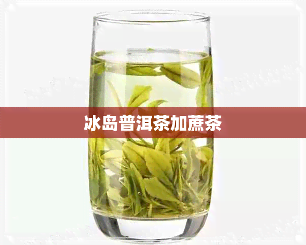 冰岛普洱茶加蔗茶