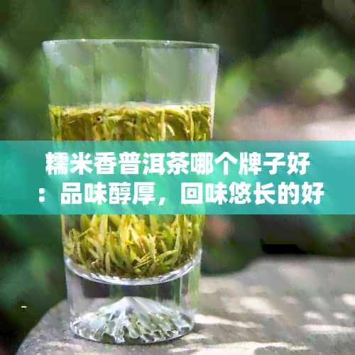 糯米香普洱茶哪个牌子好：品味醇厚，回味悠长的好选择