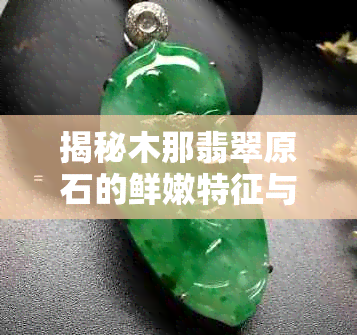 揭秘木那翡翠原石的鲜嫩特征与选购技巧