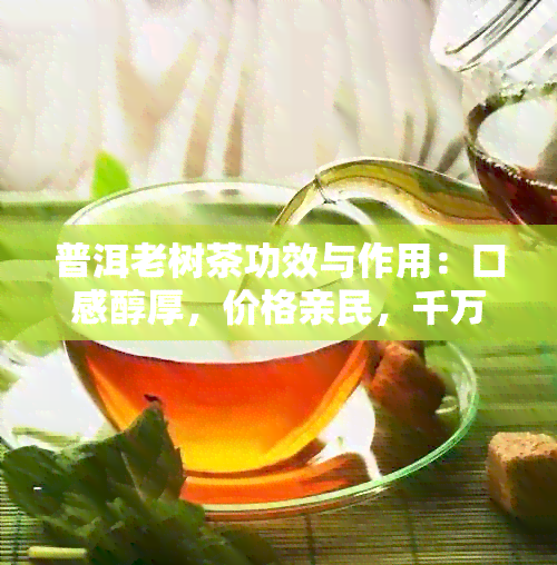 普洱老树茶功效与作用：口感醇厚，价格亲民，千万不可错过！