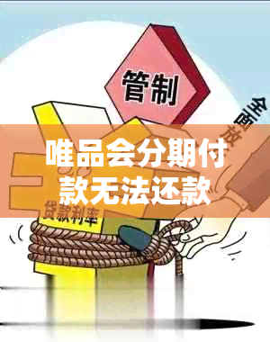 唯品会分期付款无法还款的后果与解决办法：用户全面指南