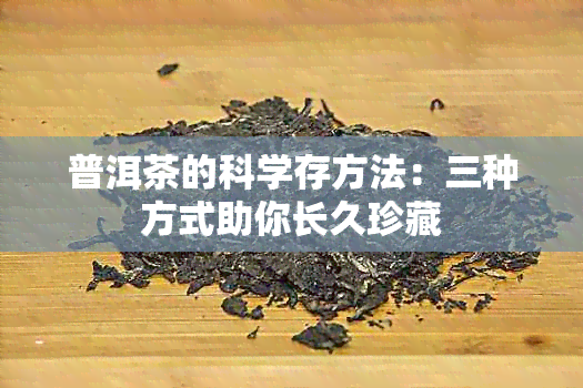 普洱茶的科学存方法：三种方式助你长久珍藏