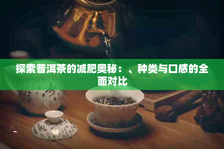 探索普洱茶的减肥奥秘：、种类与口感的全面对比