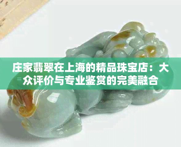 庄家翡翠在上海的精品珠宝店：大众评价与专业鉴赏的完美融合