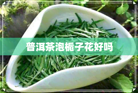 普洱茶泡栀子花好吗