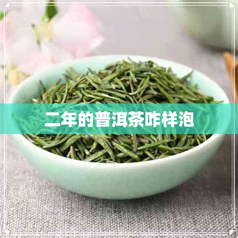 二年的普洱茶咋样泡