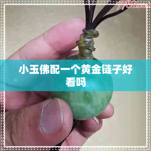 小玉佛配一个黄金链子好看吗