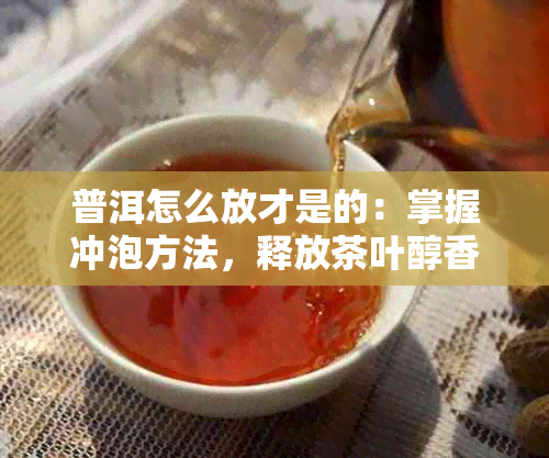 普洱怎么放才是的：掌握冲泡方法，释放茶叶醇香