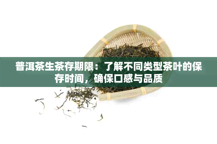 普洱茶生茶存期限：了解不同类型茶叶的保存时间，确保口感与品质