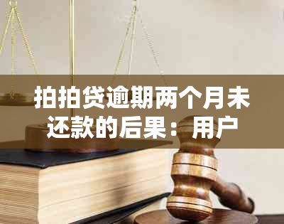 拍拍贷逾期两个月未还款的后果：用户可能会面临的法律问题及应对策略