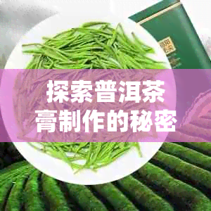 探索普洱茶膏制作的秘密：揭示每斤茶叶背后的科学数据