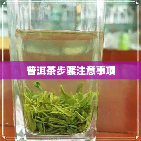 普洱茶步骤注意事项