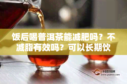 饭后喝普洱茶能减肥吗？不减脂有效吗？可以长期饮用吗？