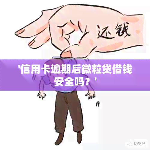 '信用卡逾期后微粒贷借钱安全吗？'