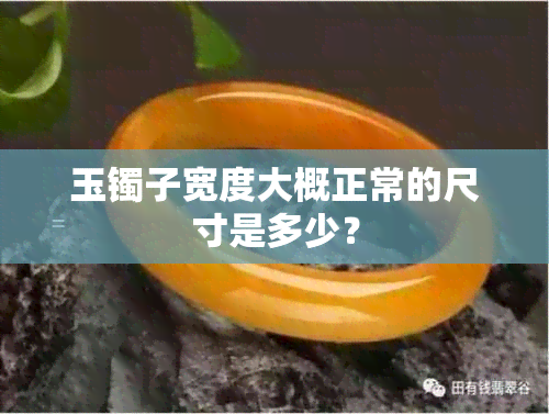 玉镯子宽度大概正常的尺寸是多少？