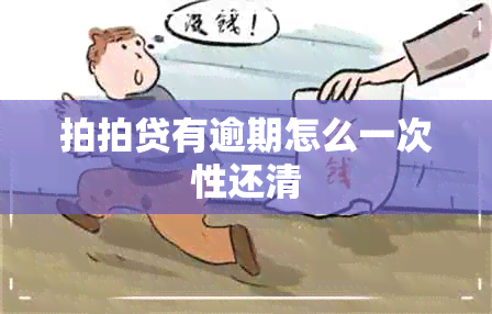 拍拍贷有逾期怎么一次性还清