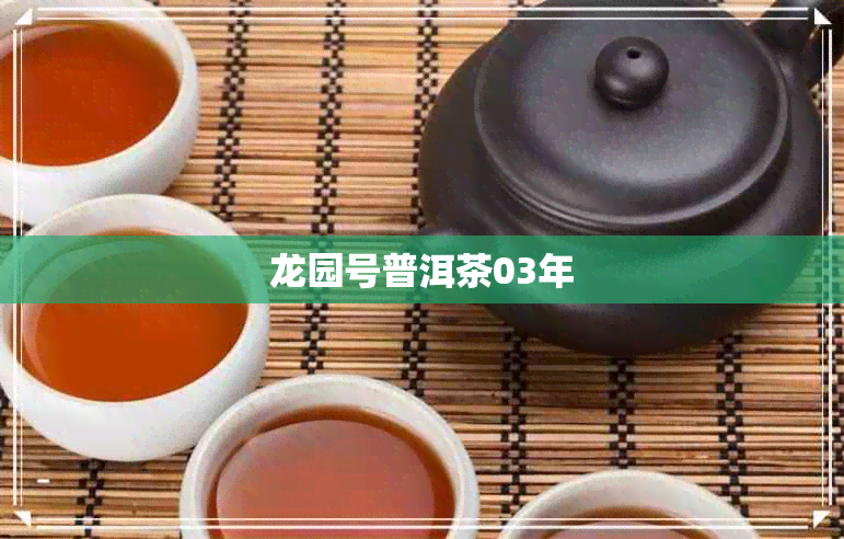 龙园号普洱茶03年