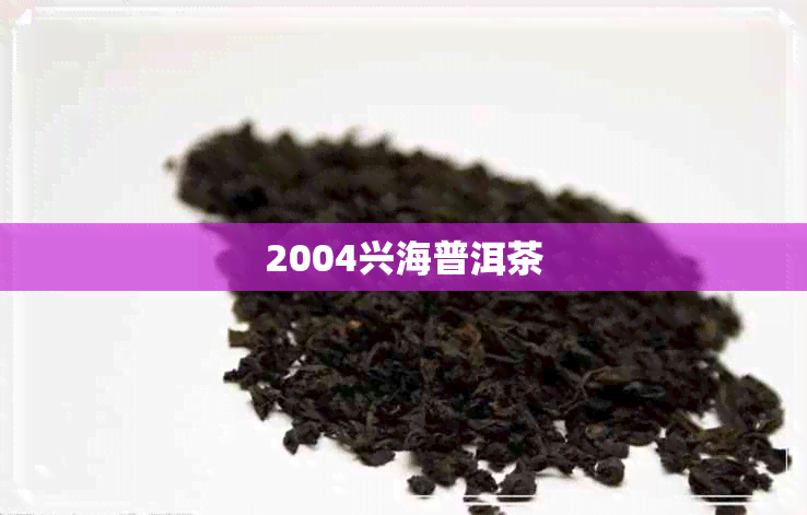 2004兴海普洱茶