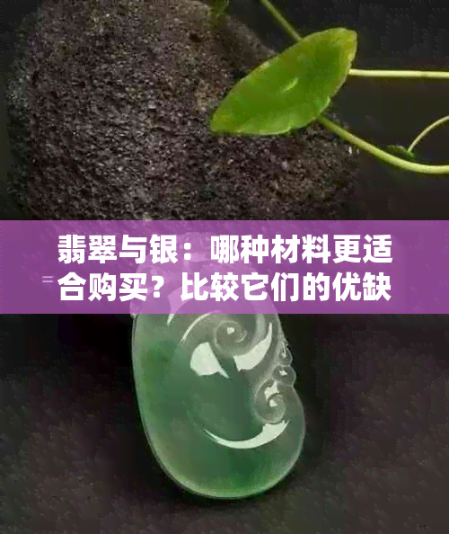 翡翠与银：哪种材料更适合购买？比较它们的优缺点和适用场景