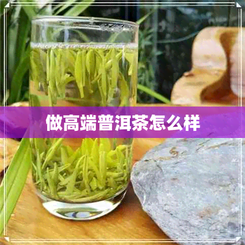 做高端普洱茶怎么样