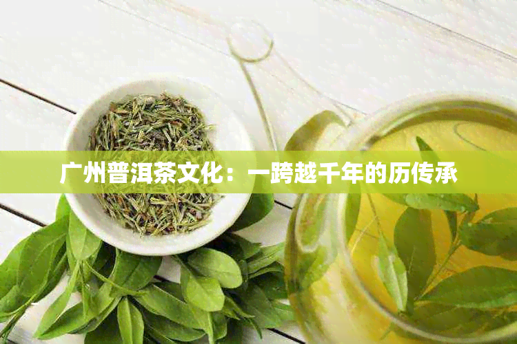 广州普洱茶文化：一跨越千年的历传承