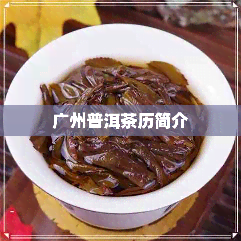 广州普洱茶历简介