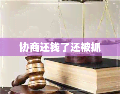 协商还钱了还被抓