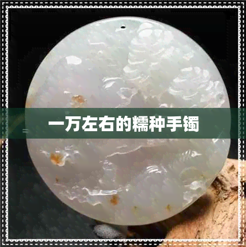 一万左右的糯种手镯