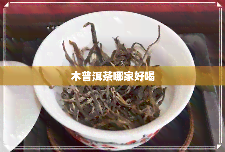 木普洱茶哪家好喝