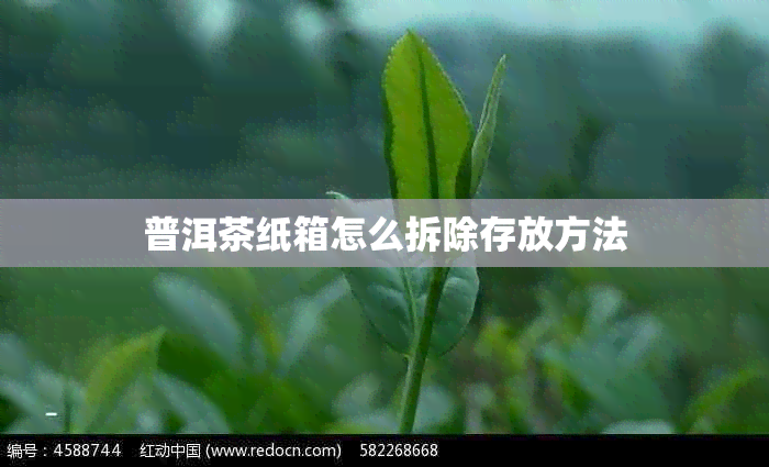 普洱茶纸箱怎么拆除存放方法