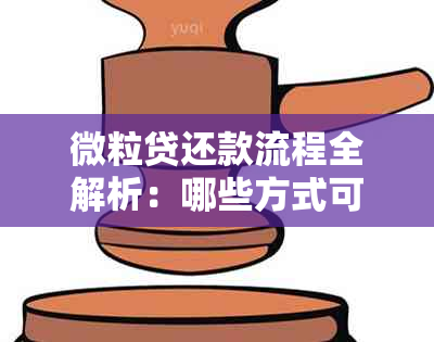 微粒贷还款流程全解析：哪些方式可以进行还款？怎么操作是最方便的？